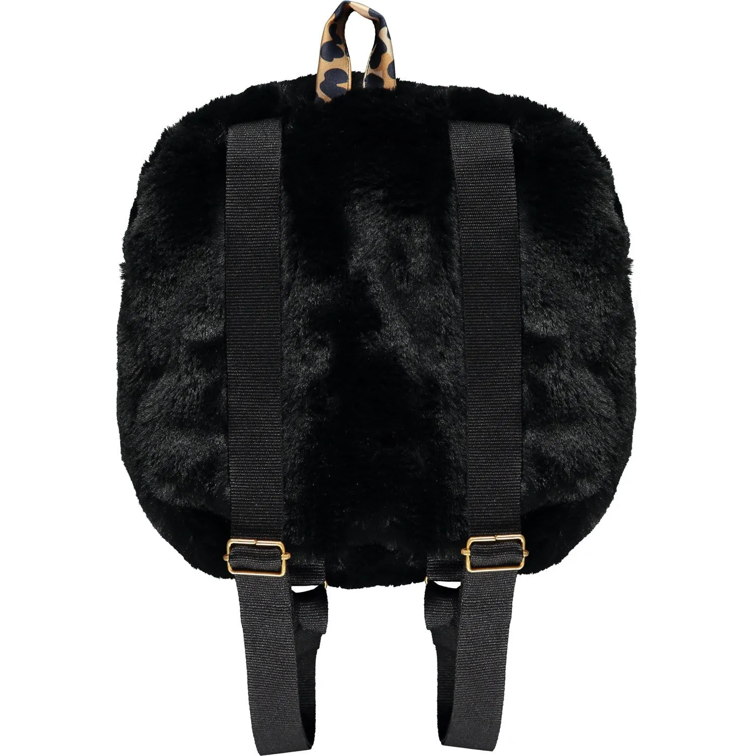A DEE - Wild About Big Cats Faux Fur Bag - Black