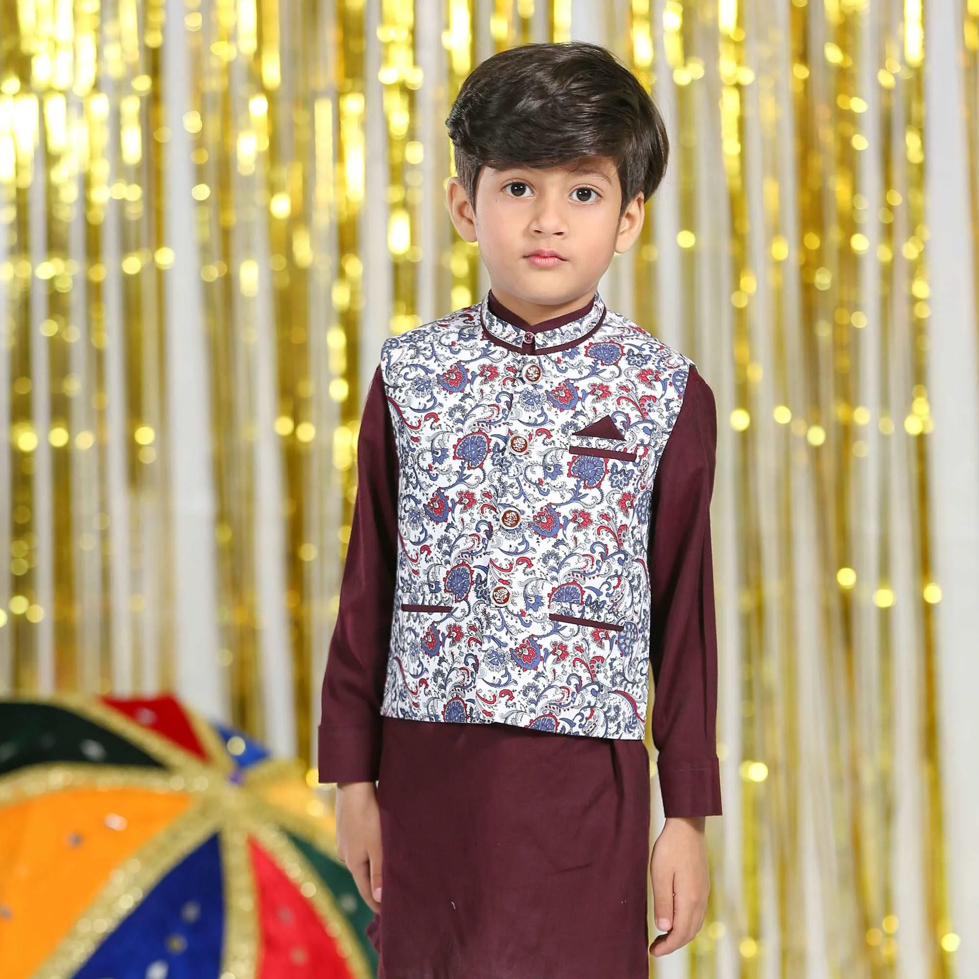 BOYS EMBROIDERED 3PCS SUIT 006