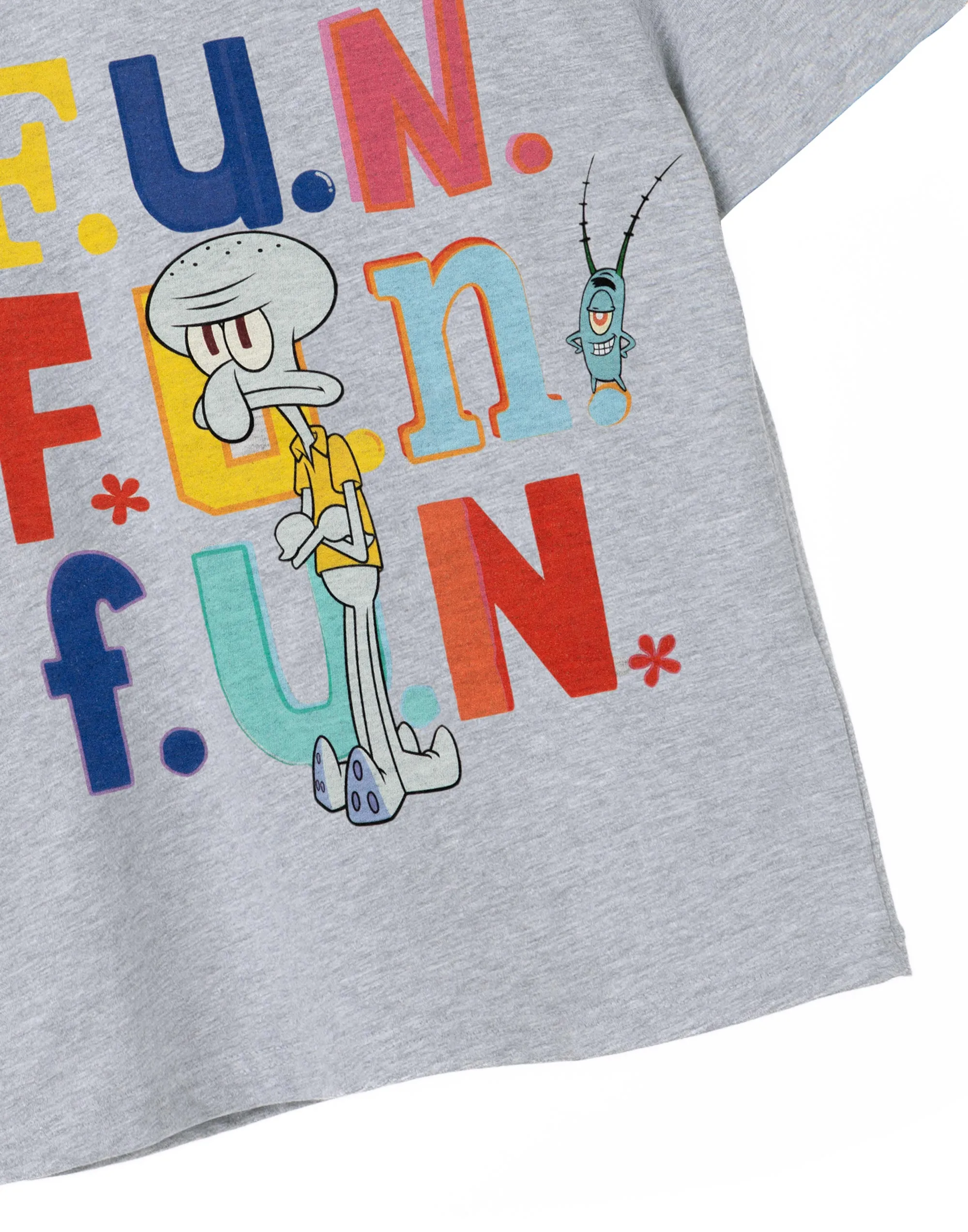 SpongeBob SquarePants Squidward Boys Short Sleeved T-Shirt