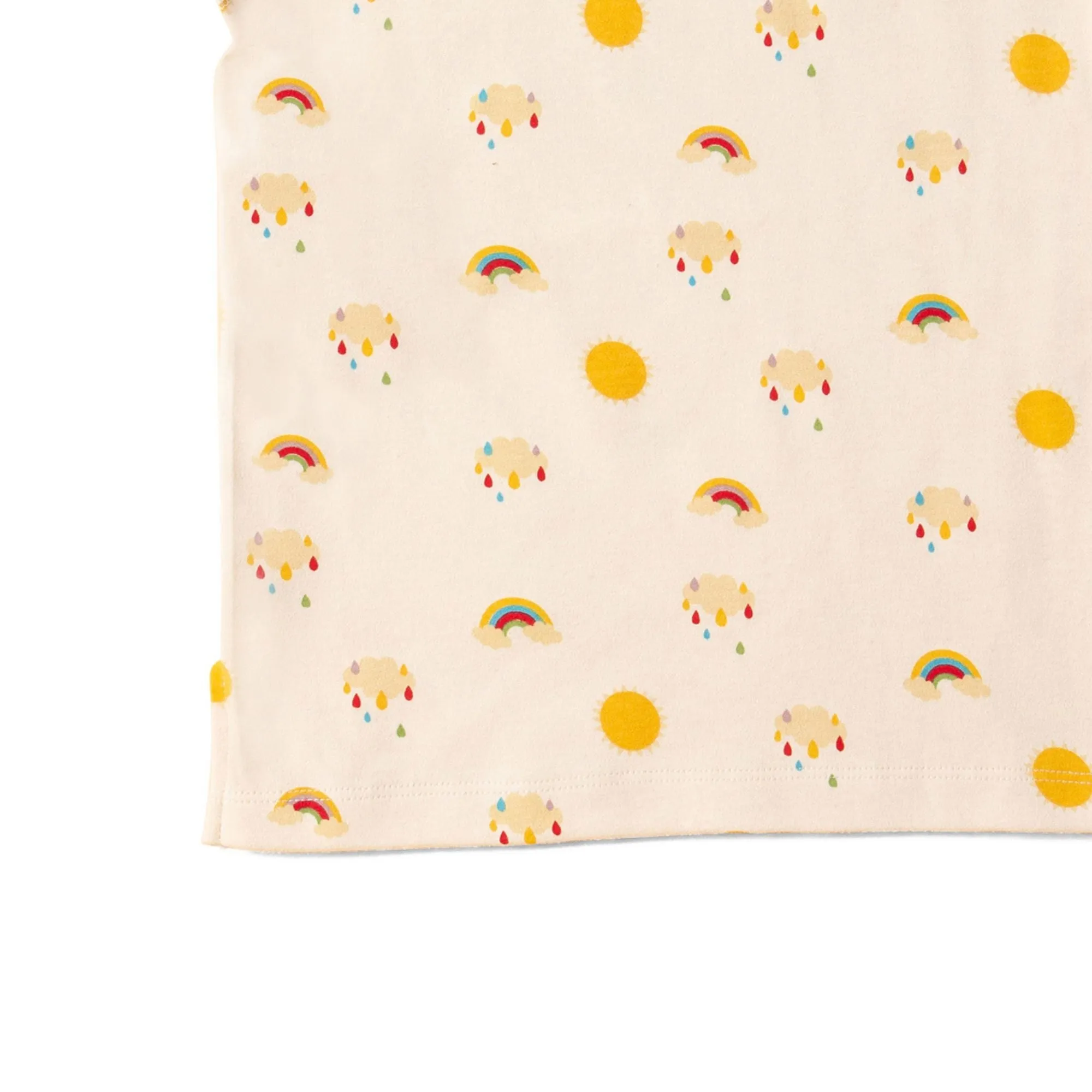 Sunshine & Rainbows Easy Feeding Adaptive Short Sleeve Shirt