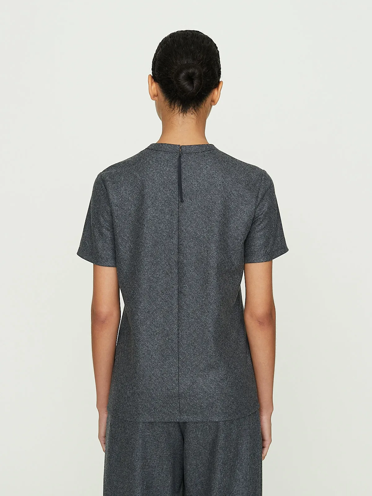 T-Shirt in Anthracite Melange