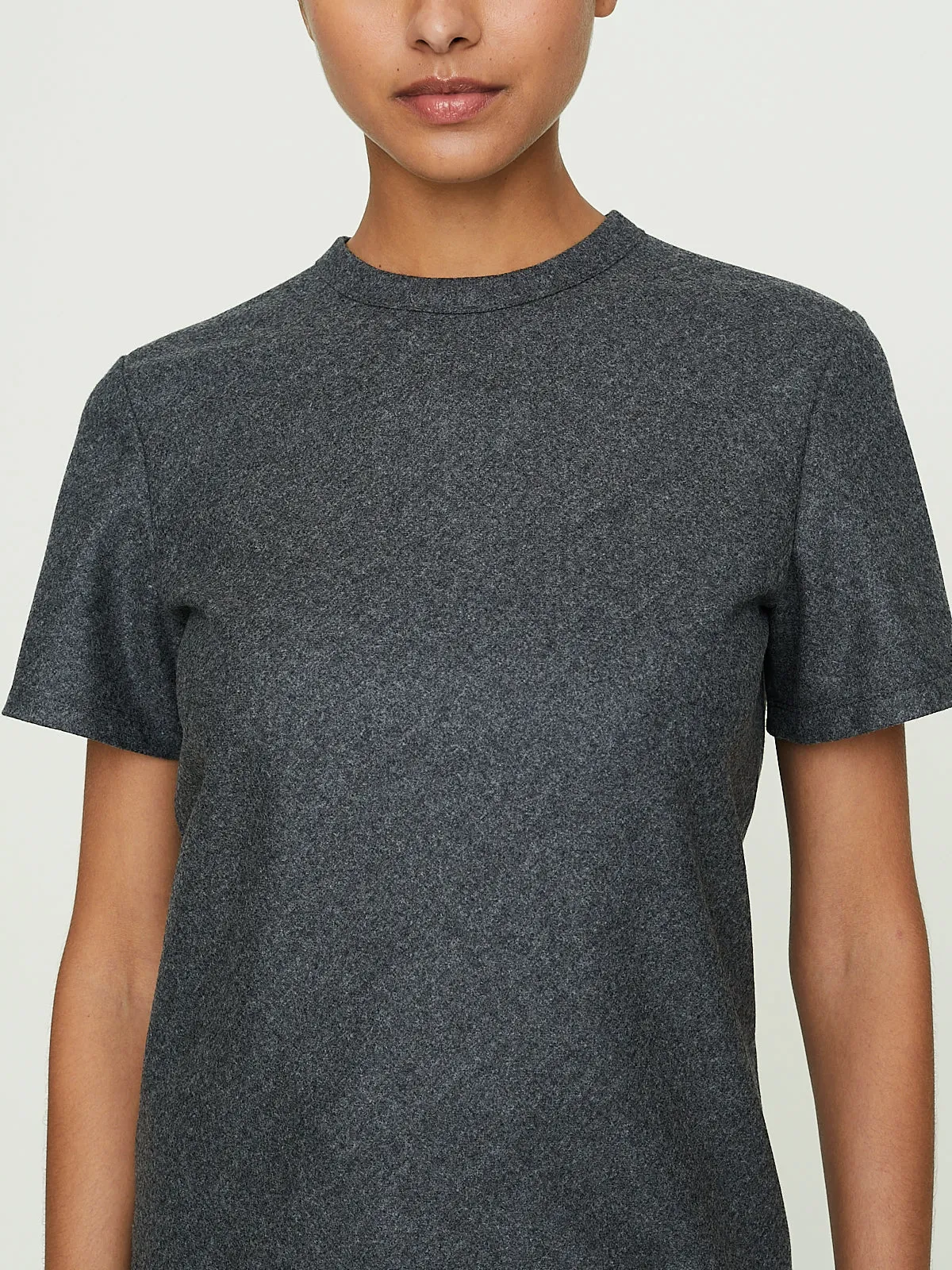 T-Shirt in Anthracite Melange